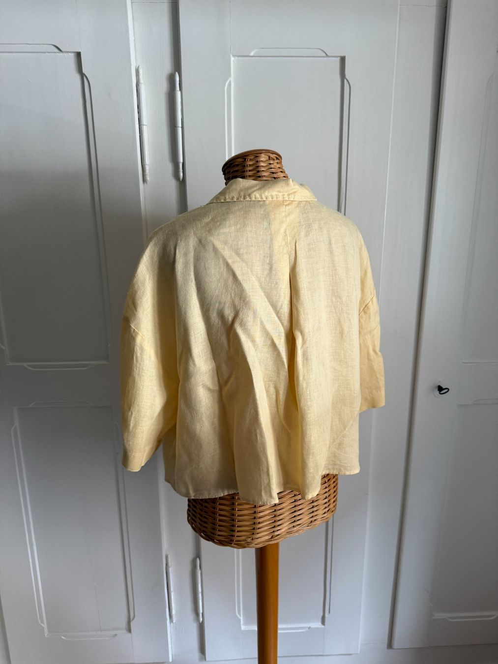 H&M Camicette: Leinenbluse gelb oversized S – Usato da Zürich venduto da Diazaio 2