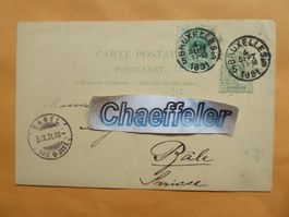 Carte Postal 1891 Belgien
