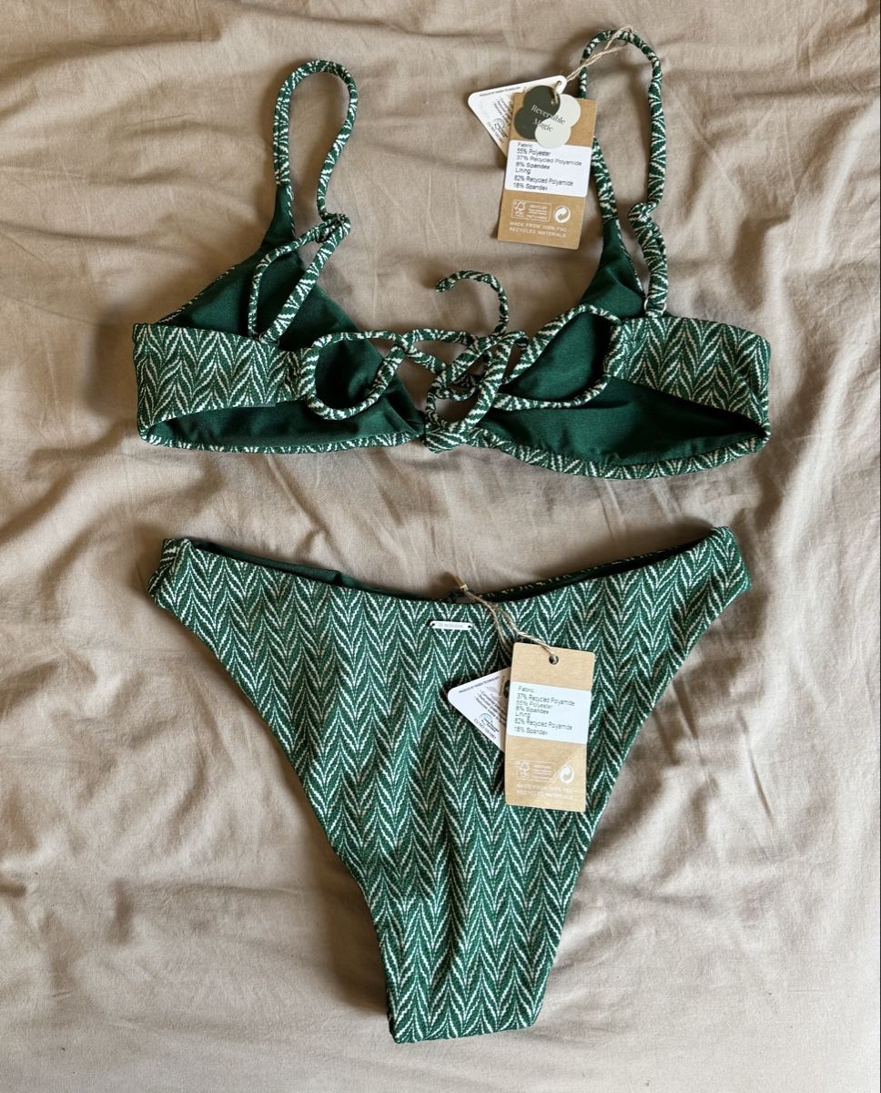 Costumi da bagno & Bikini: Berlook Bikini, grün, Gr. M mit Etikett – Nuovo e nell'imballaggio originale da Baden venduto da sinaxli 1