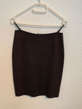 Orwell Rock Jupe Baumwolle braun schwarz Gr. 34 / XS