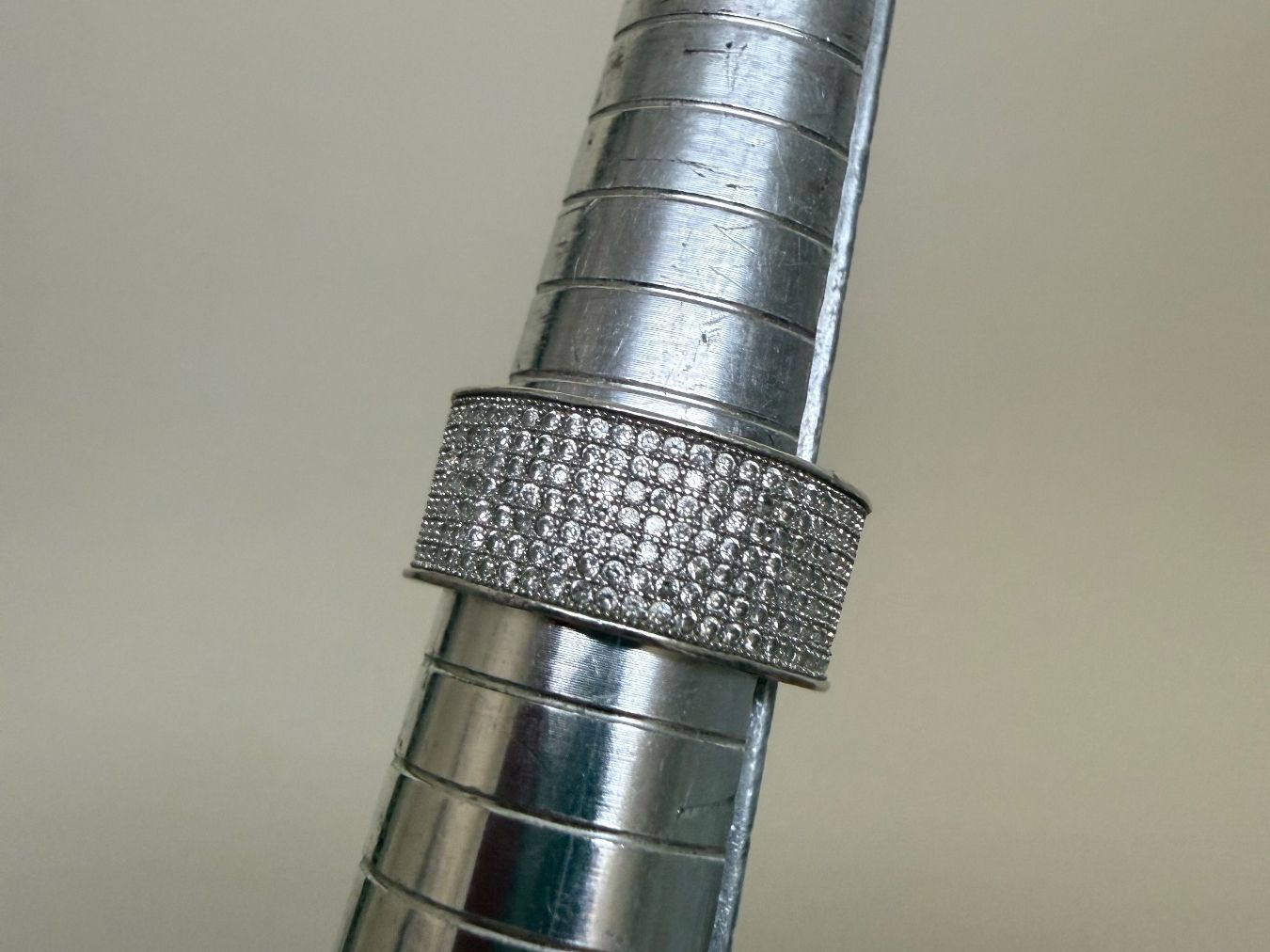 Ringe: Silber Ring mit Zirkonia Pave 925 – Gebraucht aus Spiegel b. Bern von Rogger72 5