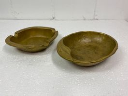 2.Vintage Aschenbecher aus Messing