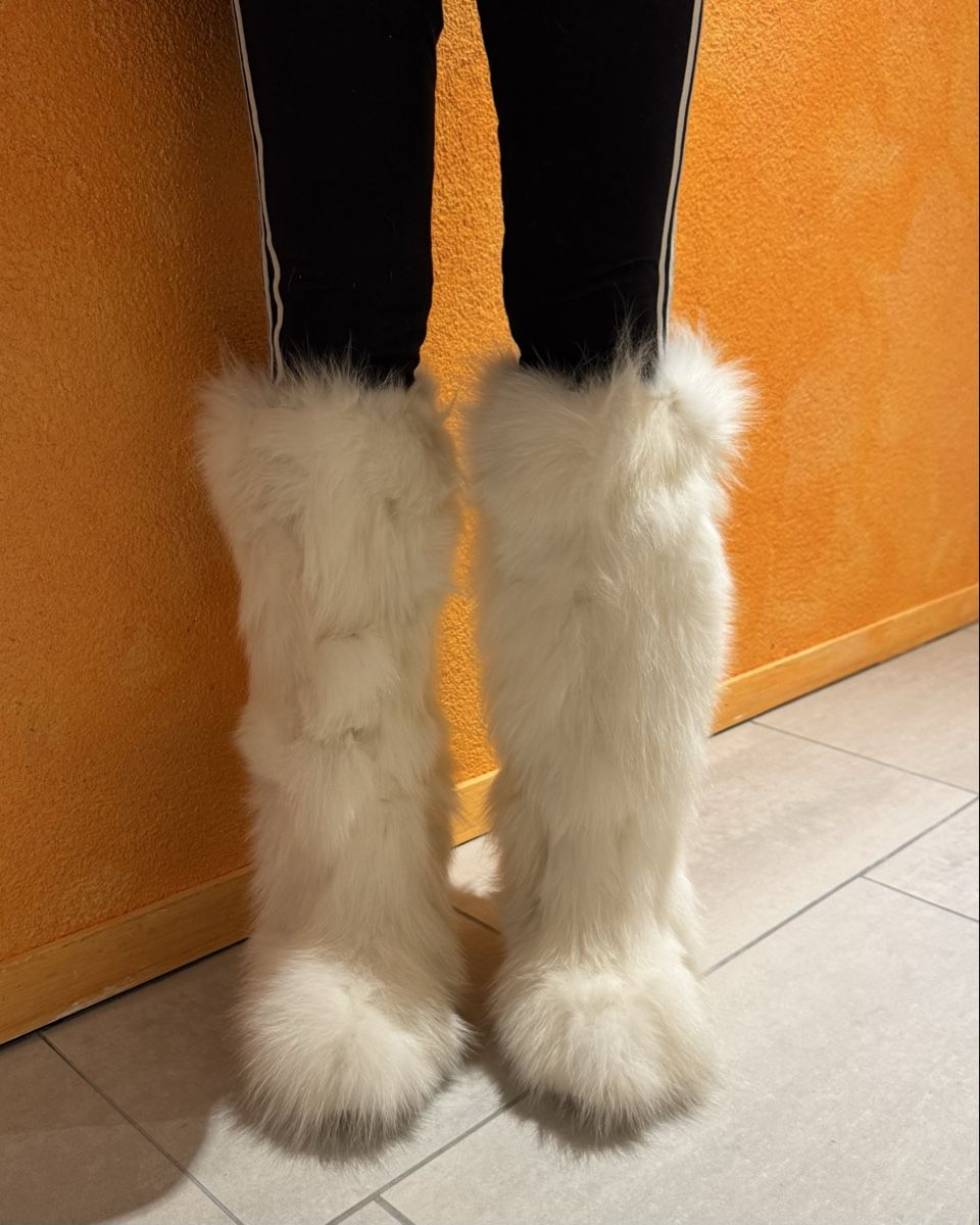 Scarpe da donna: Fellstiefel Diavolezza, weiss, Grösse 40 – Usato da Gockhausen venduto da Ornellaia67