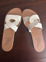 Neue Ancient greek Sandalen weiss