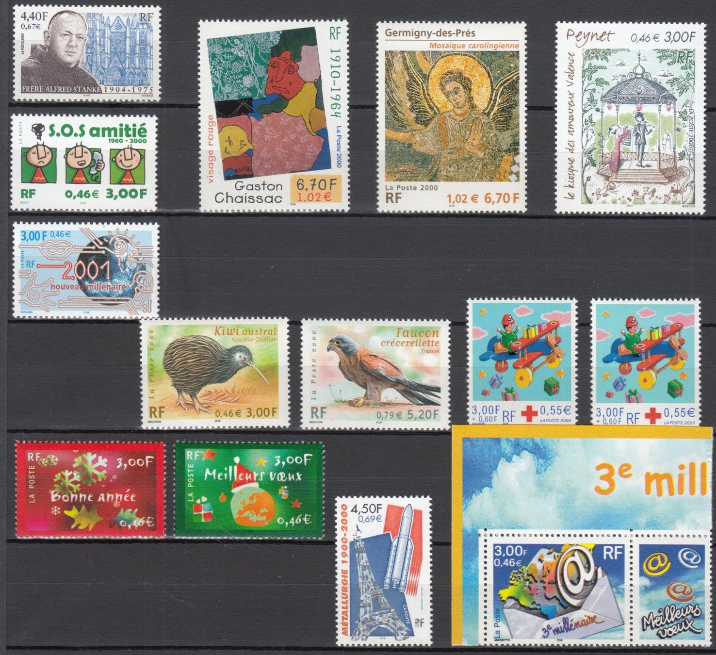 Tous les timbres: Frankreich 2000 postfrisch – D'occasion à Bürglen TG par StampGraf 7