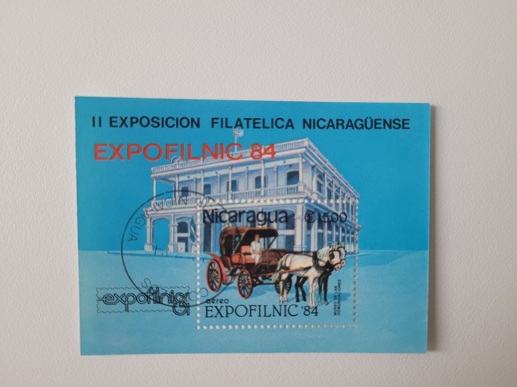 Tutti i francobolli: Block Nicaragua 1984 Expofilnic 84 – Usato da Inwil venduto da Flower2325