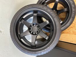 Japan Racing JR3 Felgen 18 Zoll mit neuen Sommerreifen