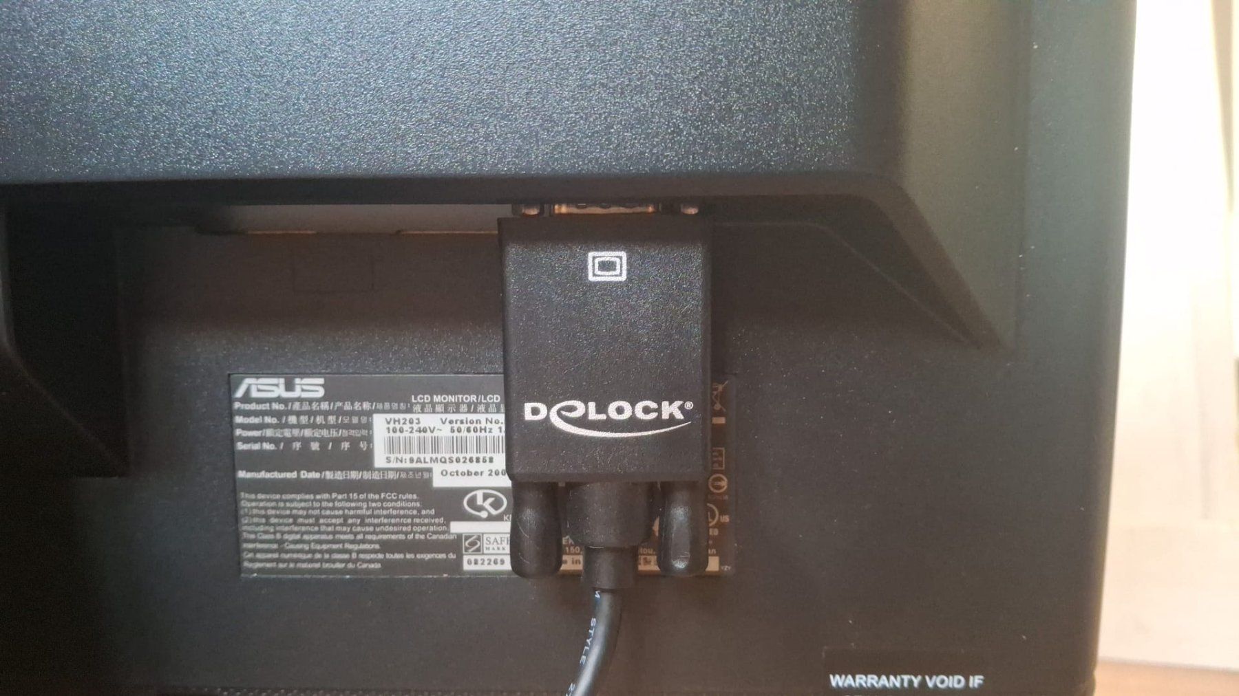 Asus Monitor: ASUS Bildschirm 20 Zoll – Usato da Wohlenschwil venduto da Lexah 1