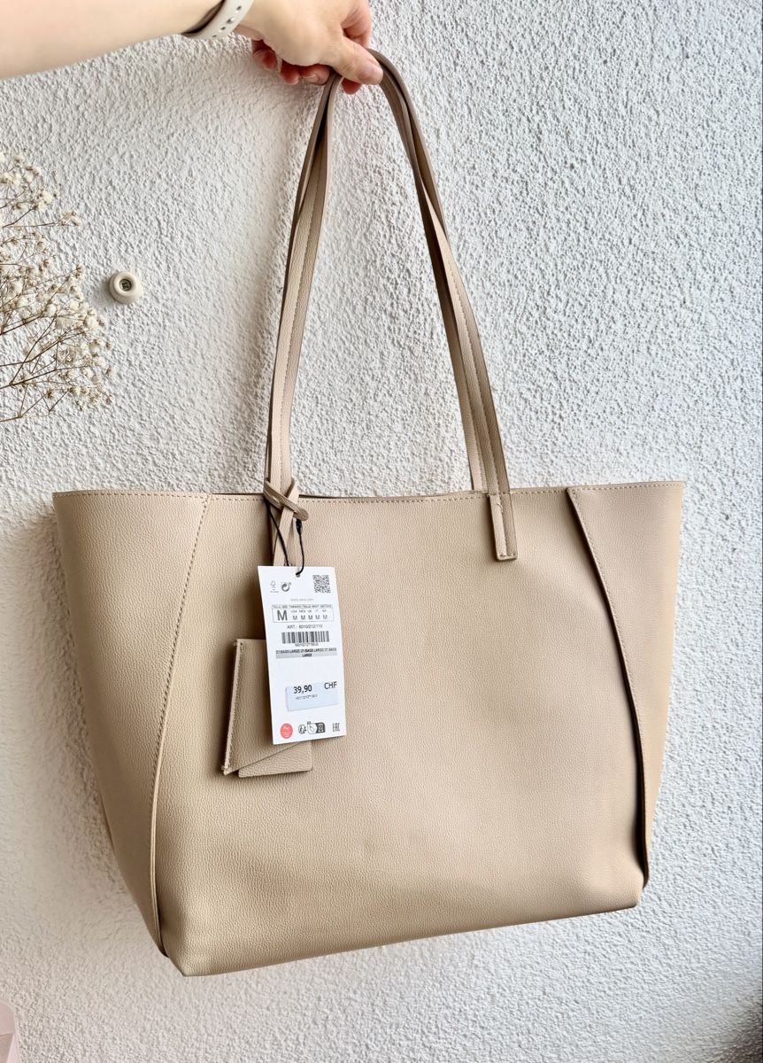 Zara Borse da donna: Zara Shopper Tasche in Beige, mit Etikett – Nuovo e nell'imballaggio originale da Wallisellen venduto da kar_gv8n 1