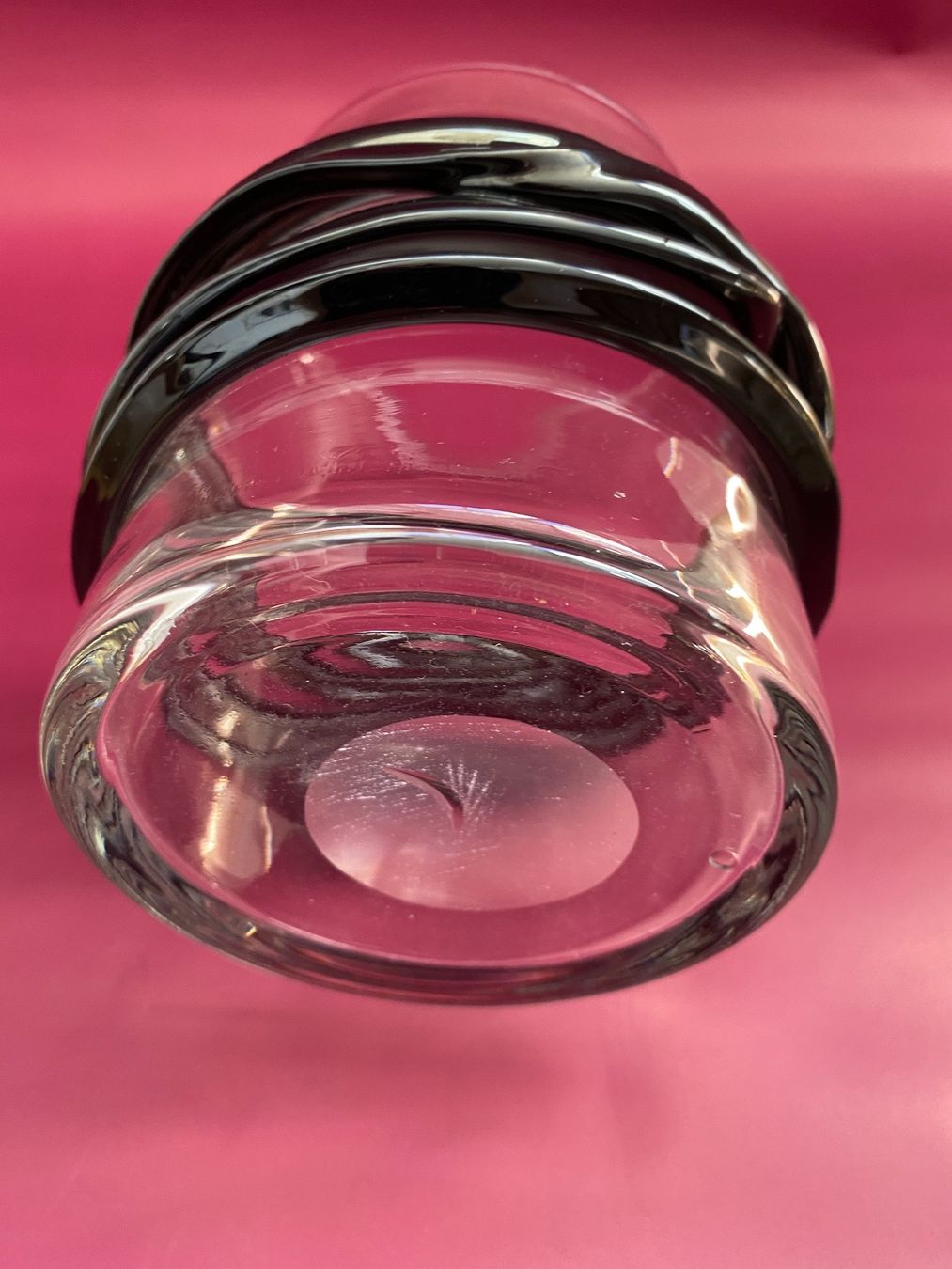 Vase & Récipients: Vase mit schwarzer Applikation – D'occasion à Bern par schnupka 3