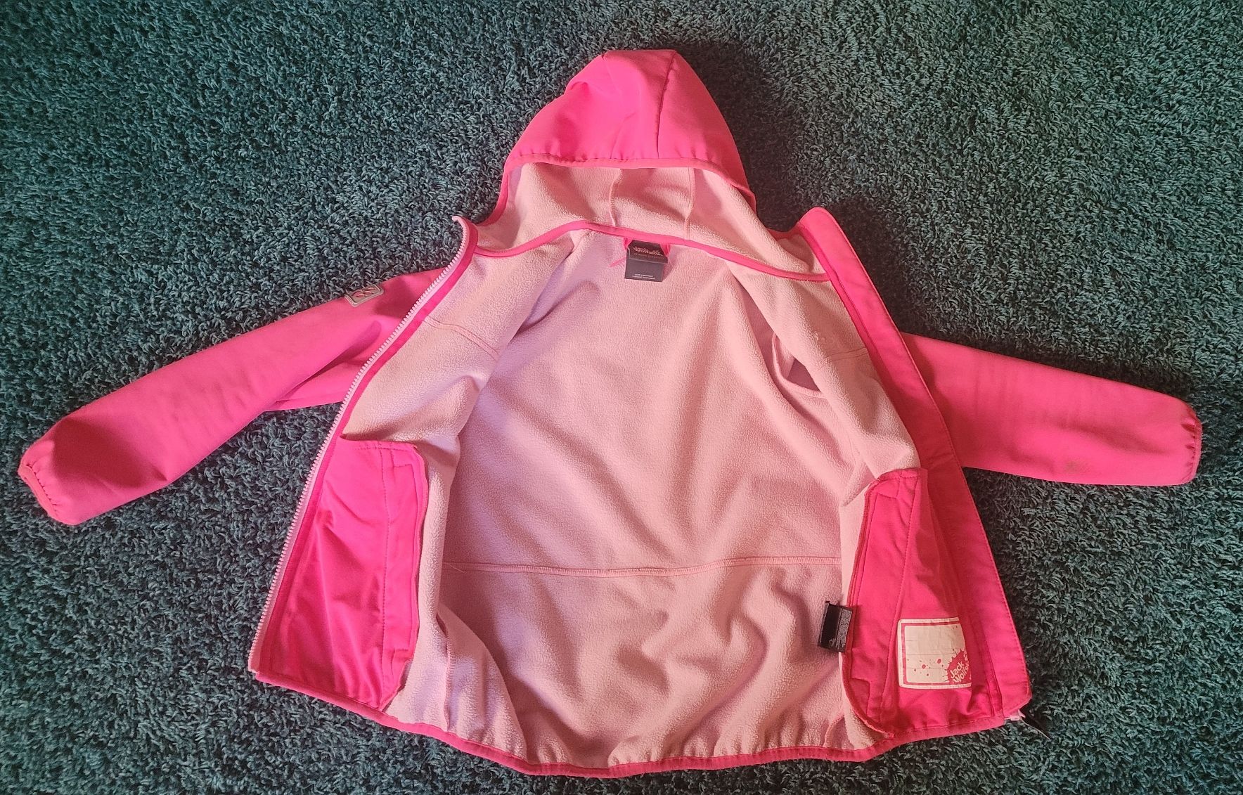 Jack Wolfskin Giacche & Cappotti: Jack Wolfskin Softshelljacke Pink Grösse 140  – Usato da Warth venduto da aussieaussie 2