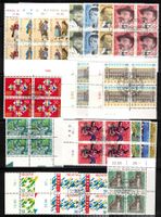 Schweiz 1990, Diverse Serien im 4er-Block mit ET-ʘ