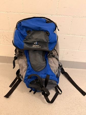 Wanderrucksack Deuter Futura 32 AC blau grau gebraucht