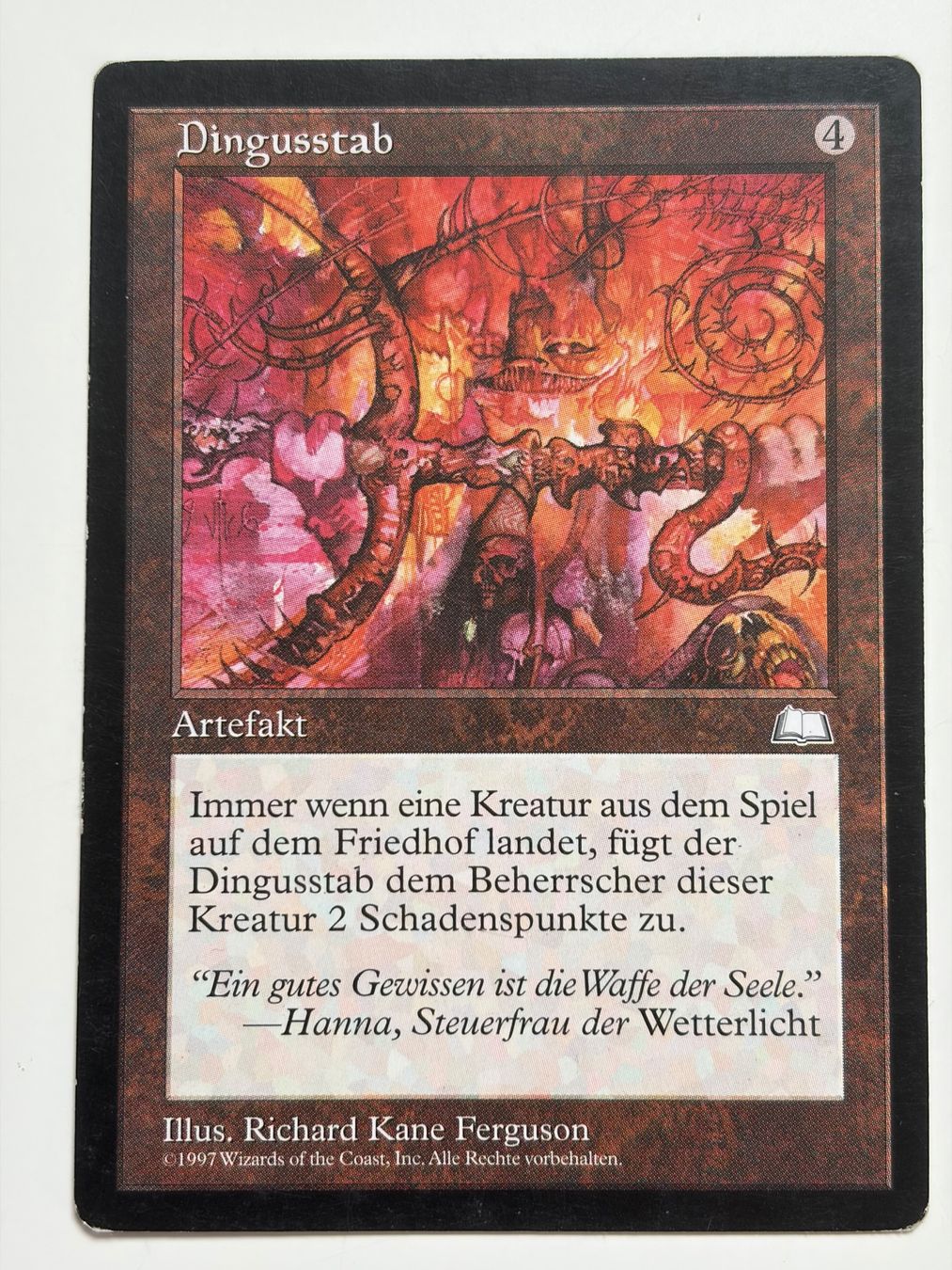 Magic The Gathering Sammelbilder & Trading cards: Dingusstab - Weatherlight – Gebraucht aus Bonstetten von ddiederichs