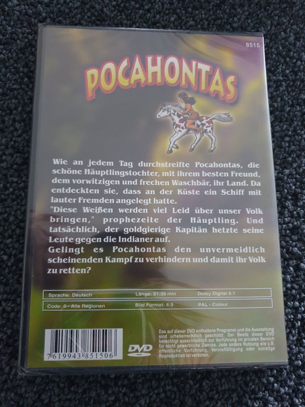 Tutti i DVDs: POCAHONTAS – Nuovo e nell'imballaggio originale da Ruswil venduto da jan_bxl5 1