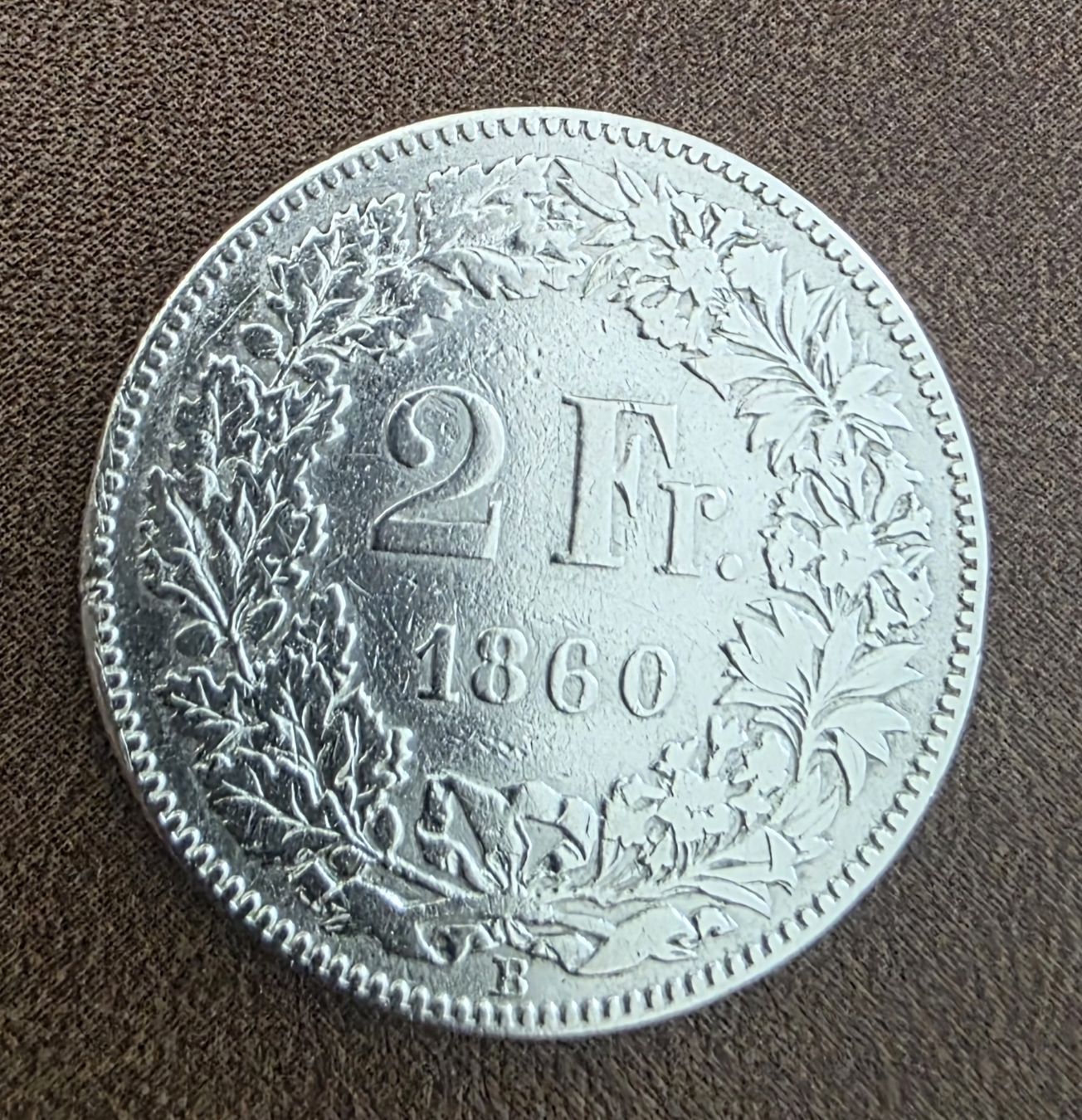 Tutti le monete: 2 Fr. 1860 - super erhaltung – Usato da Niederuzwil venduto da 262305 1