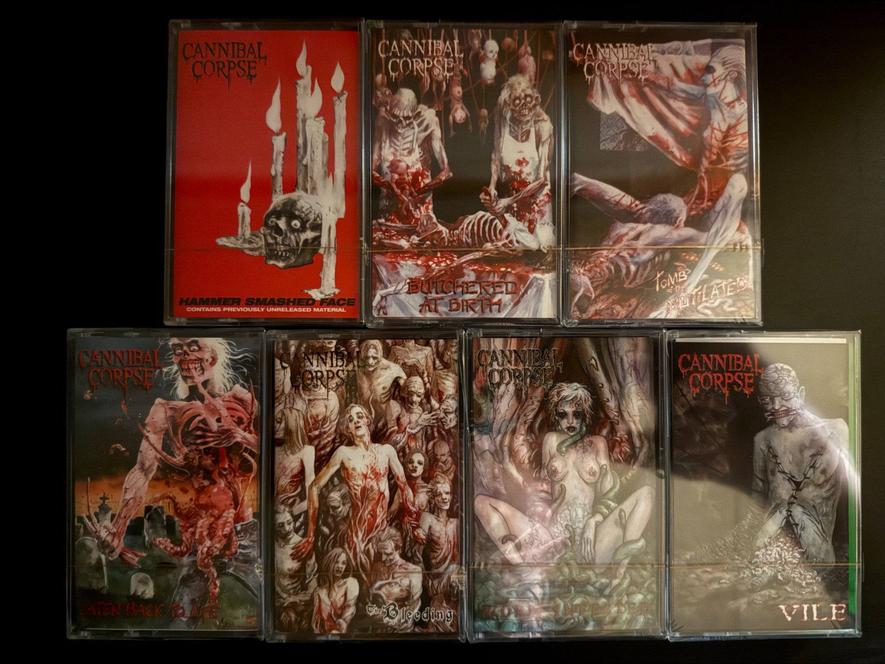 Cannibal Corpse - 7 Tape Collection (Colour) [NESI 2024] (Neu und ...