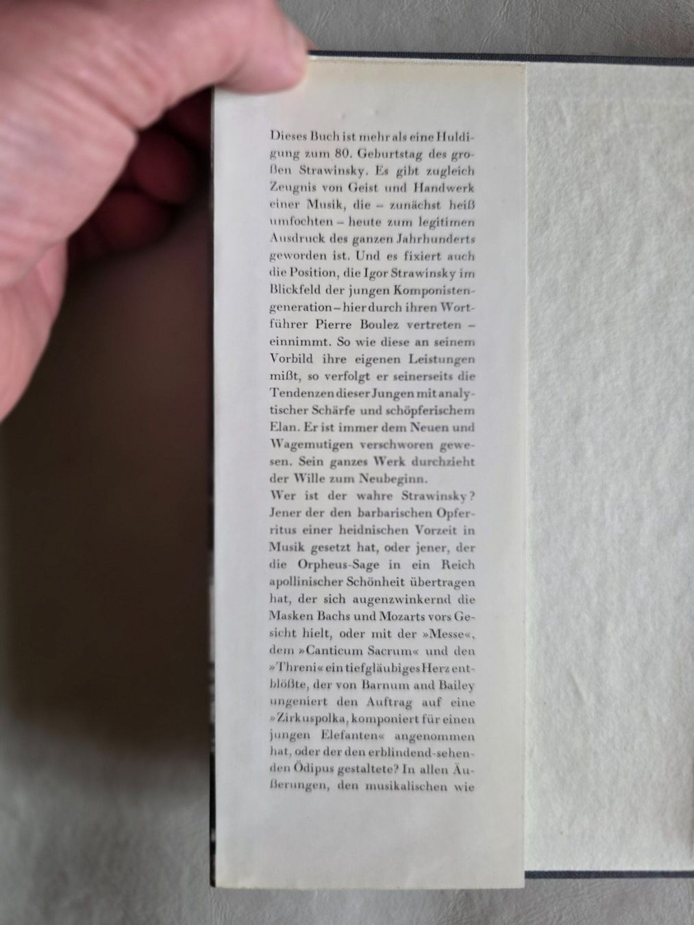 Libri: STRAWINSKY - Robert Craft - Langen Müller Verlag – Usato da Walterswil BE venduto da Lonitti 6