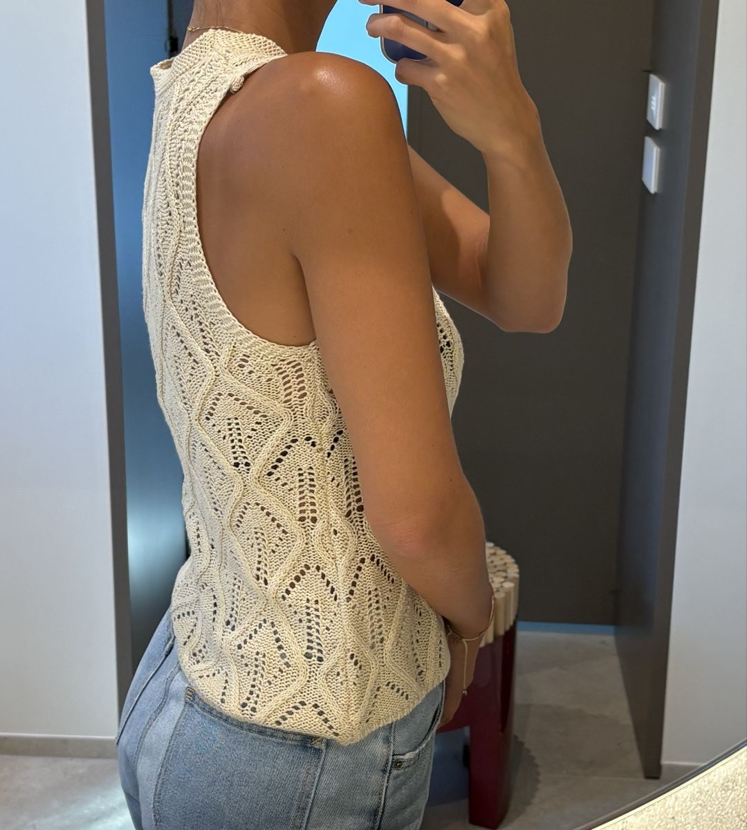 Tops: Spanish brand crochet top – Gebraucht aus La Conversion von chi_td5v 1