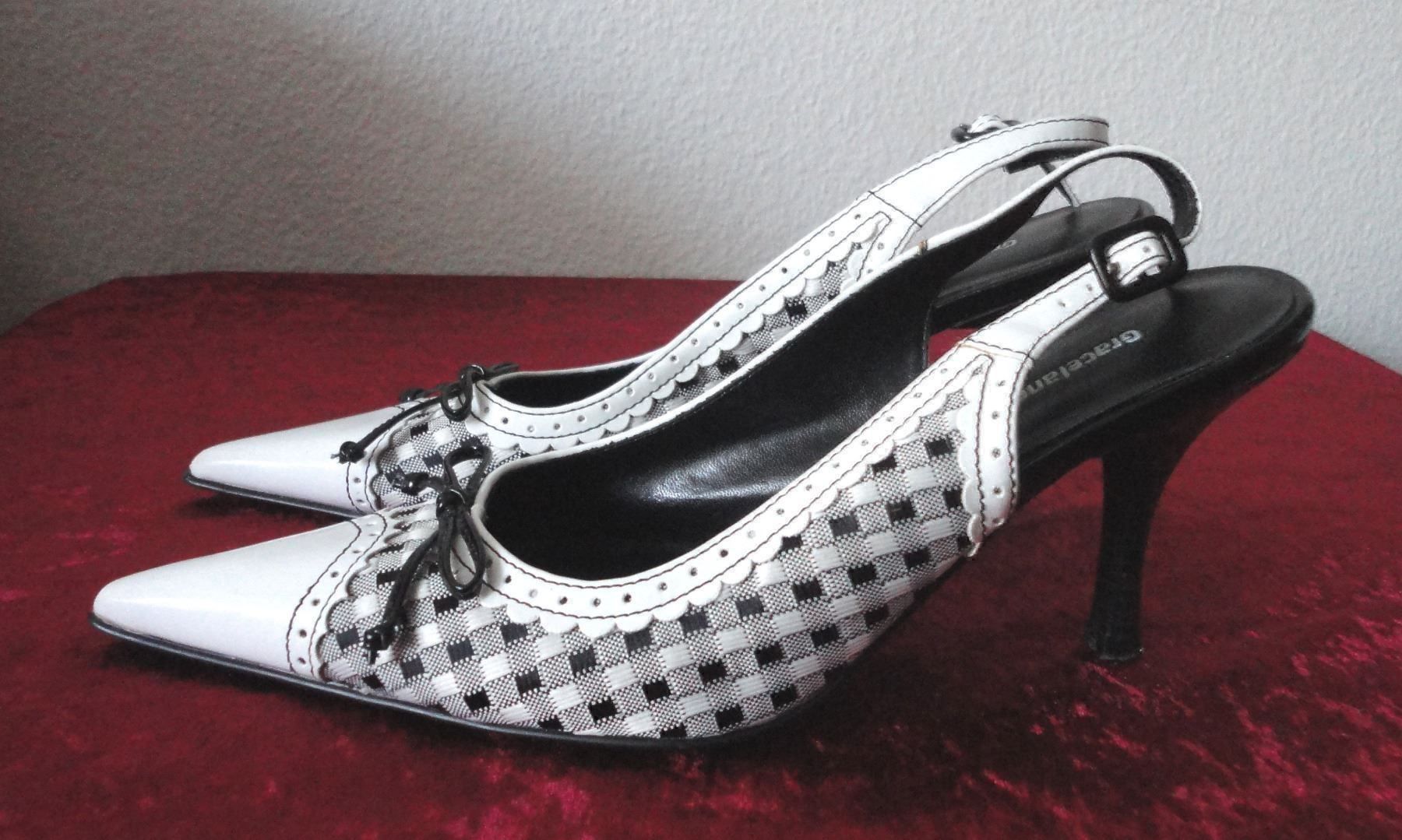 Graceland Scarpe da donna: Retro-Pumps mit Vichy-Karos Gr. 38 – Usato da zürich venduto da parts5060 1