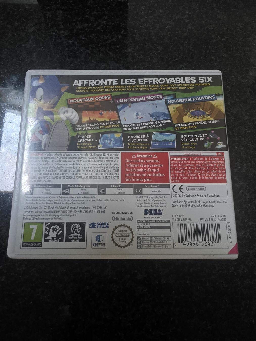 Spiele: Sonic Lost World Nintendo 3DS – Gebraucht aus Chavornay von Crash37 1
