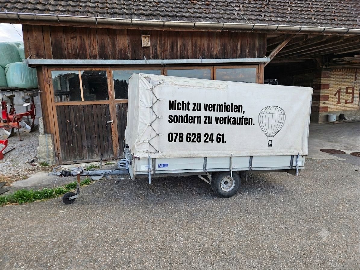 Barthau Remorques: Anhänger Barthau mit Verdeck 3x1,5m – Défectueux à Buttisholz par EAGB 7