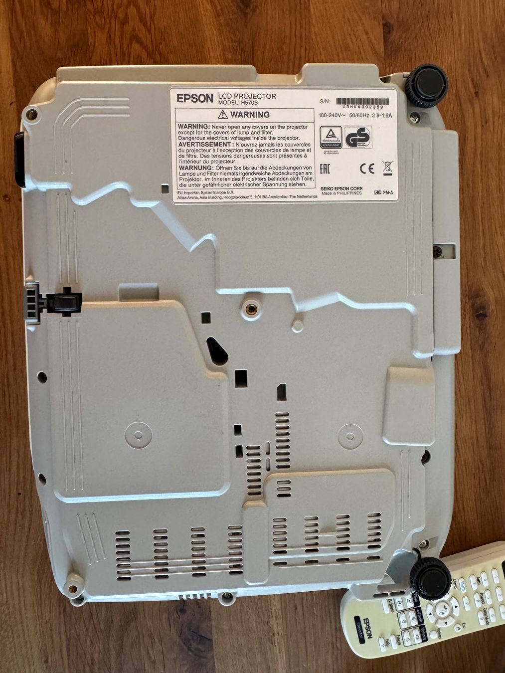 Epson Proiettori: EPSON LCD Projector Model: H570B – Usato da Frauenfeld venduto da difi67 7