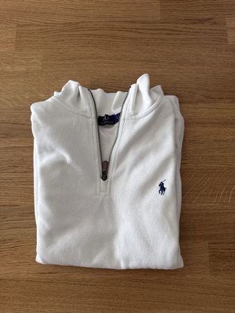 Ralph Lauren Zip-Hoodie, weiss, Grösse L, Top Zustand!
