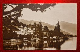 Zug, Altstadt mit Rigi 1920
