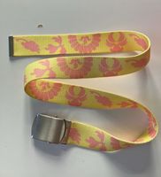 Ceinture jaune et rose