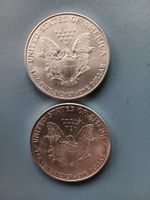 USA 2 x American Eagle 2000  ( unz/stg )Silber 999/1000