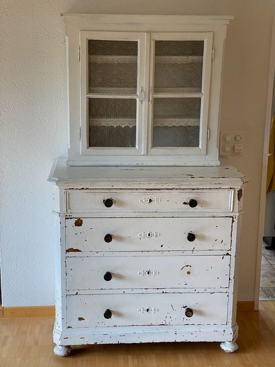 Buffet Schrank Shabby Chic Küchenbuffet Küchenschrank 180cm Küche