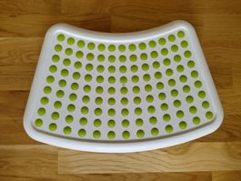 Kinderhocker, weiß/grün, neuwertig
