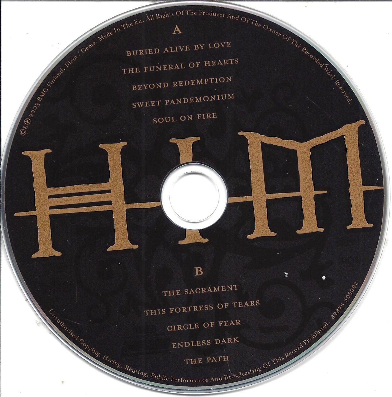 CDs: Him LOVE METAL CD – Gebraucht aus Kandergrund von Sososo 2