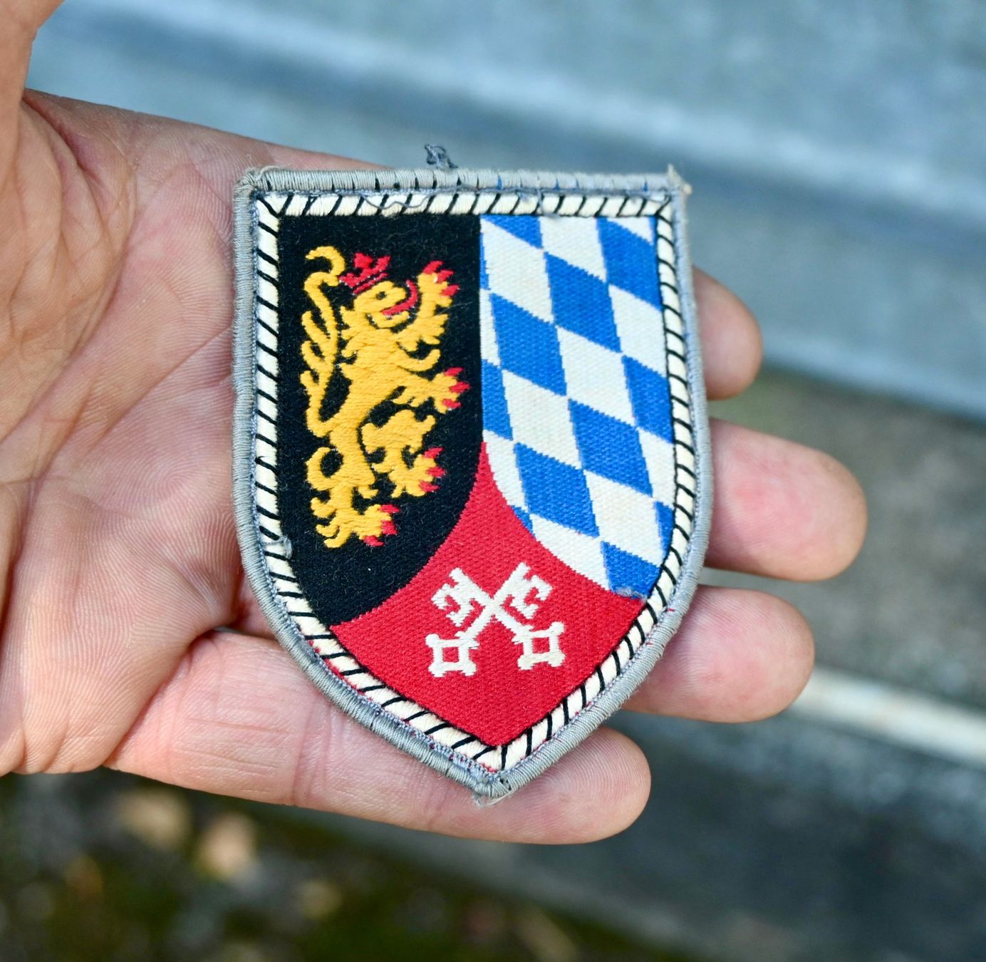 Uniformi: BUNDESWEHR Patch -  4. Panzergrenadierdivision – Usato da Pfaffhausen venduto da mono_rec