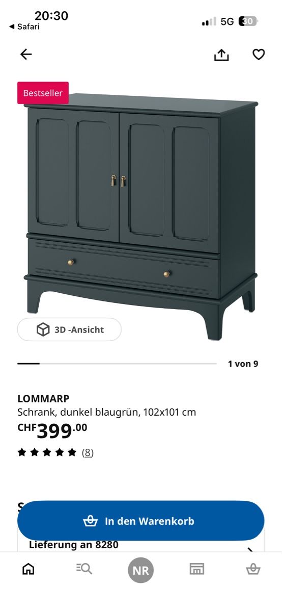 Ikea Cassapanche: Kommode dunkelblau (IKEA) – Nuovo (secondo la descrizione) da Kreuzlingen venduto da nin_8c5m 2