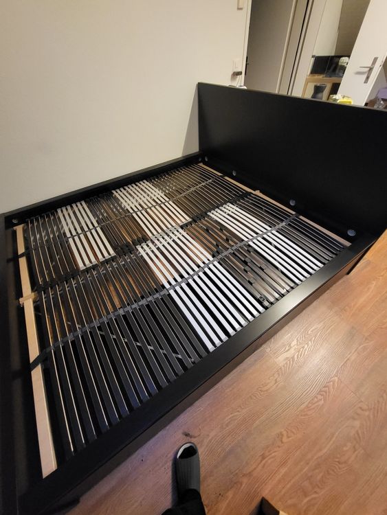 Bett Malm, 180x200, schwarzbraun, mit zwei Schubladen Kaufen auf Ricardo
