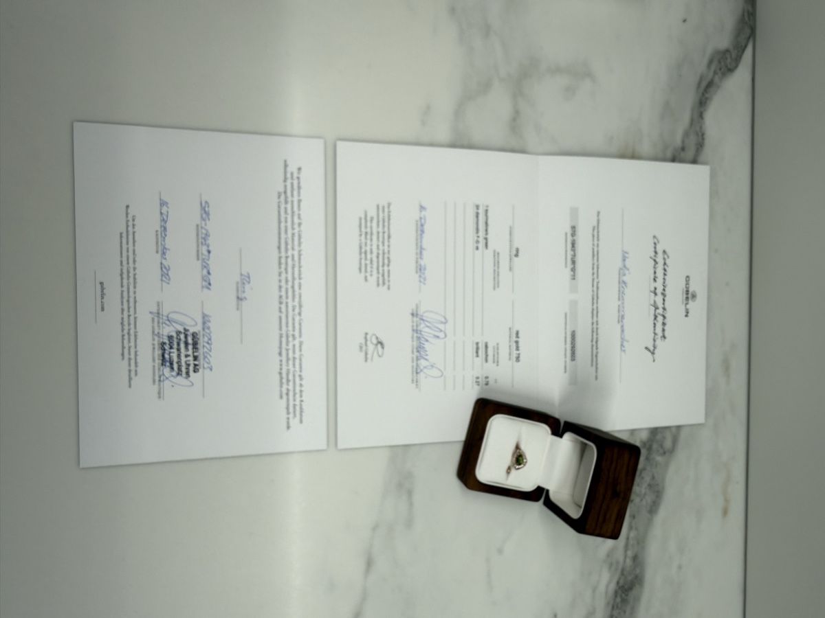 Gübelin Anelli: Gübelin Ring Turmalin grün – Nuovo (secondo la descrizione) da Horgen venduto da nad_68nw 5