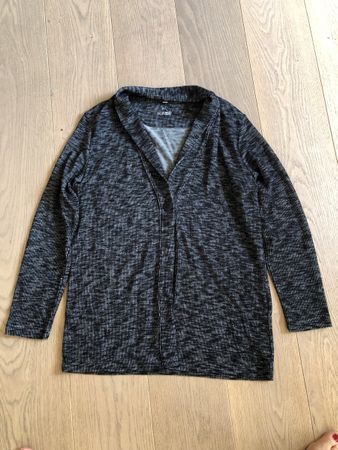 Strickjacke schwarz meliert von Rabe Gr. 40