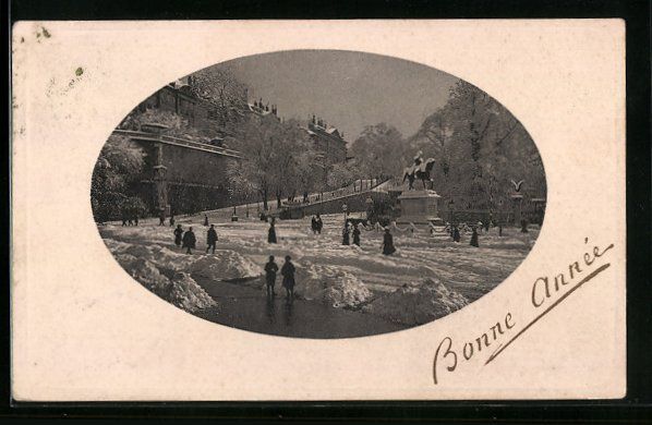 Cartoline postali: AK Genéve, Place Neuve – Usato da Berlin venduto da bartko-reher