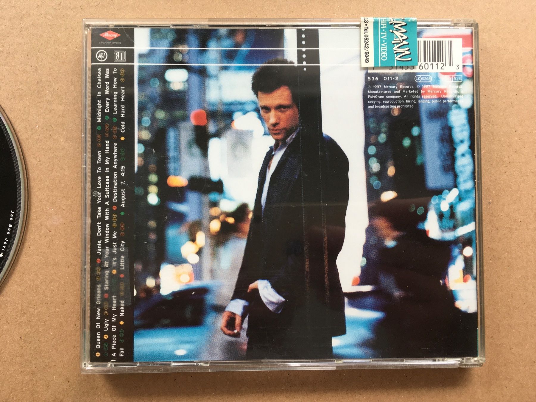 CDs: Jon Bon Jovi: Destination Anywhere -CD- – Gebraucht aus St.Gallen von MedienJoe 1