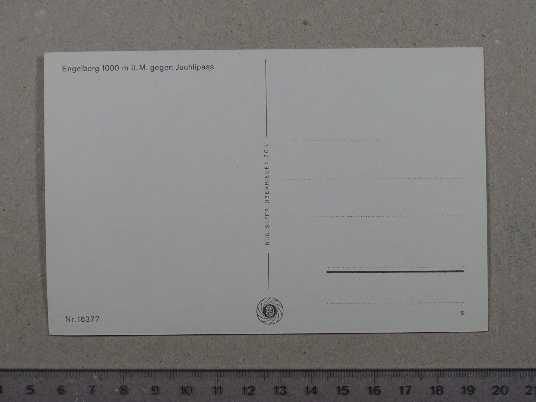 Cartoline postali: Engelberg, gegen Juchlipass, Winter, Ski – Usato da Lenzburg venduto da fh1 1