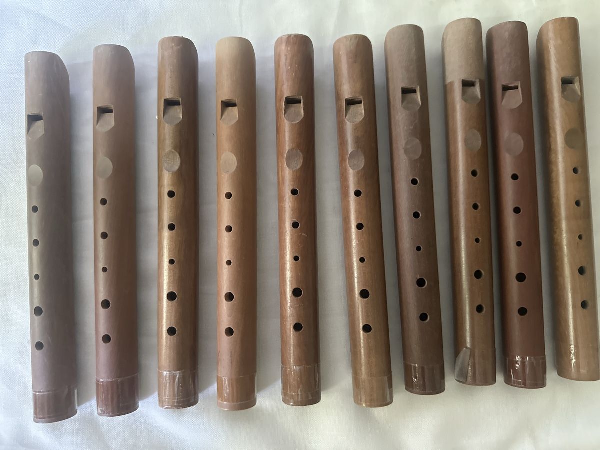 Strumenti musicali: 10 Holzflöten-Set von G.E. Huber, Horhen, VEZ  – Usato da Zürich venduto da Chaeffeler