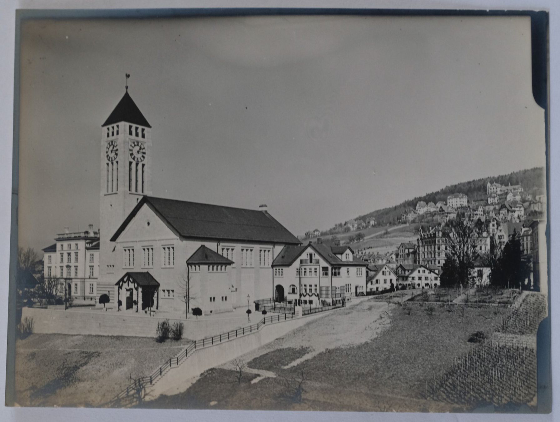 Posters & Illustrations: 3 Originalfotografien Kirche Oberstrass um ca. 1925 / 30 – D'occasion à Ehrendingen par nicoro50