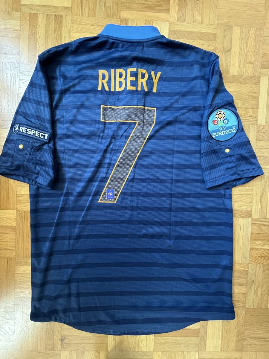 Nike Canottiere & Pantaloni: Original Ribery Frankreich Trikot EM 2012 M – Usato da Burgdorf venduto da Shirtsy