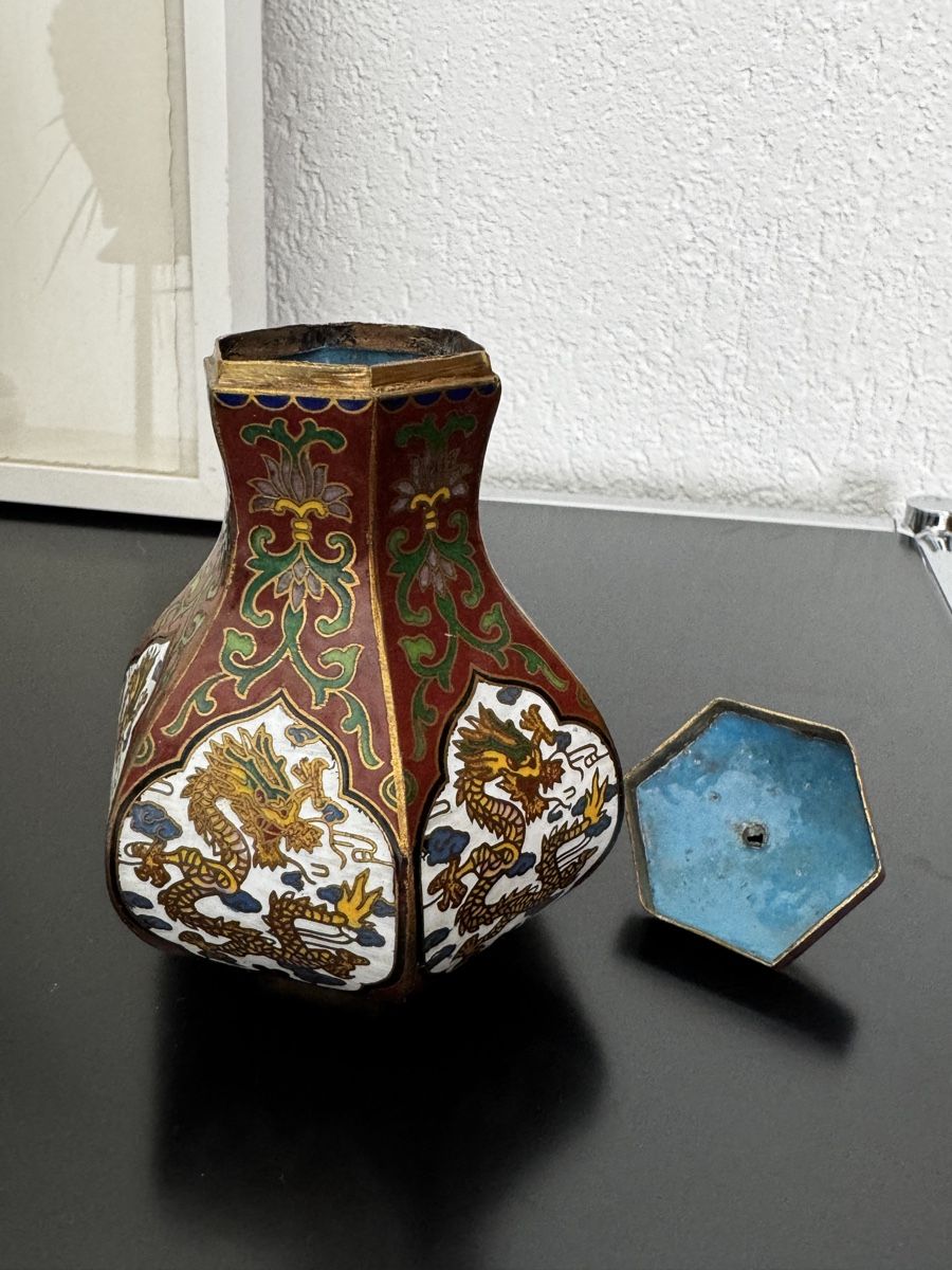 Vasi & Recipienti: Chinesische Cloisonné Vase – Usato da Zürich venduto da WKND93 1