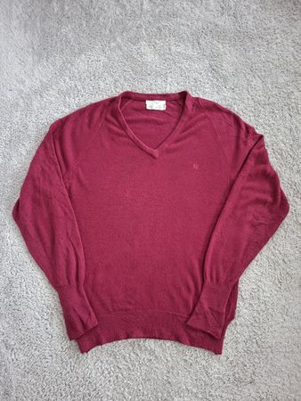Pull Christian Dior mauve col V taille M