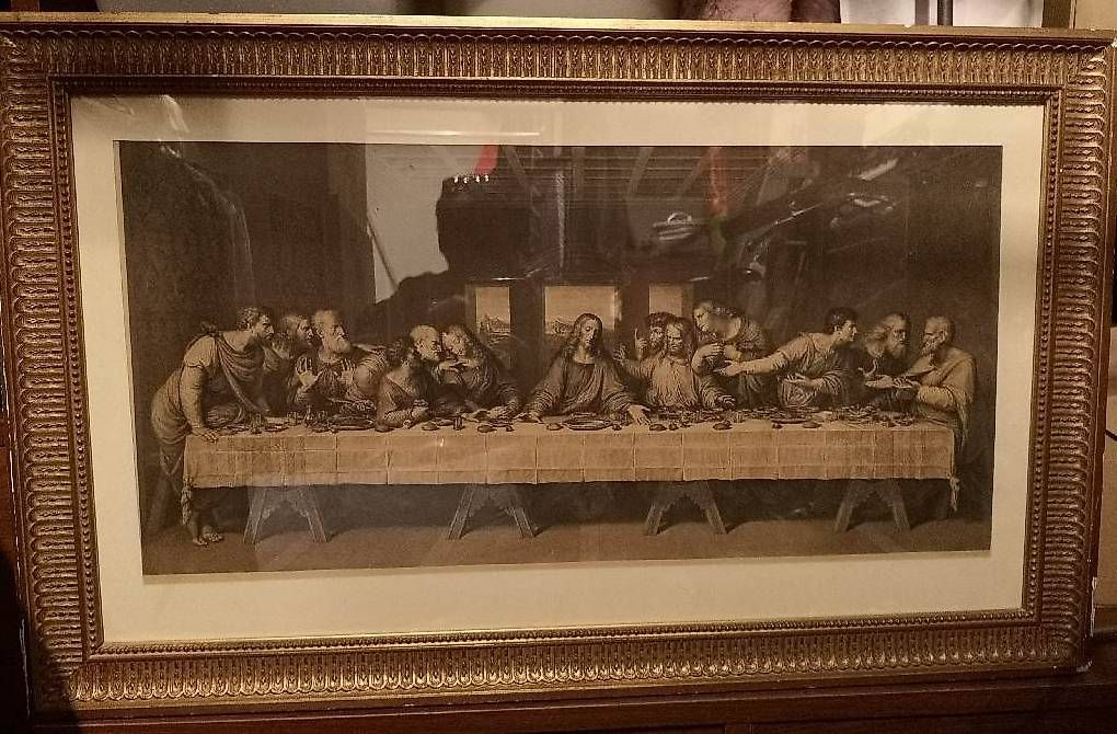 Gemälde: Cadre "La Cène" Compagnon Genève Vintage Doré – Gebraucht aus Geneve von Vtss00