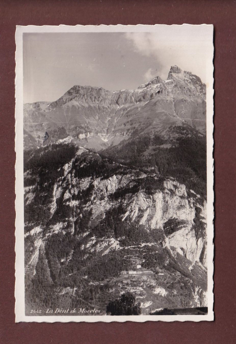 Cartoline postali: DENT DE MORCLES - 1933 Feldpost – Usato da Pully venduto da nicecards-shop