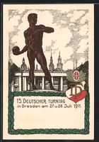Dresden, 15. Deutscher Turntag am 27. un
